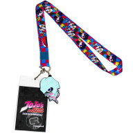 Jojo's Bizarre Adventure: Josuke & Jotaro Lanyard w/ ID Holder & Star Platinum Charm