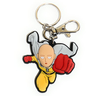 One Punch Man Manga Saitama Id Badge Holder Keychain Lanyard W/ Rubber  Pendant Multicoloured : Target