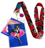 Sailor Moon: Sailor Pluto Lanyard with Badge ID Holder & Pluto Charm