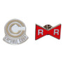 Dragon Ball Z: Capsule Corp. and Red Ribbon Metal Pin Set of 2 