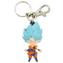 Dragon Ball Super SD Super Saiyan Blue Goku Standing Pose PVC Keychain