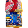 One Piece: Luffy Straw Hat Pirates Group Money Sublimation Throw Blanket