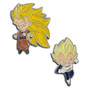 Dragon Ball Super: SS3 Goku & Super Saiyan Vegeta Pins Set of 2