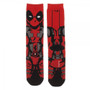 Marvel Deadpool 360 Character Crew Socks - One Pair