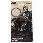 Star Wars Mandalorian Helmet Pewter Key Ring Keychain