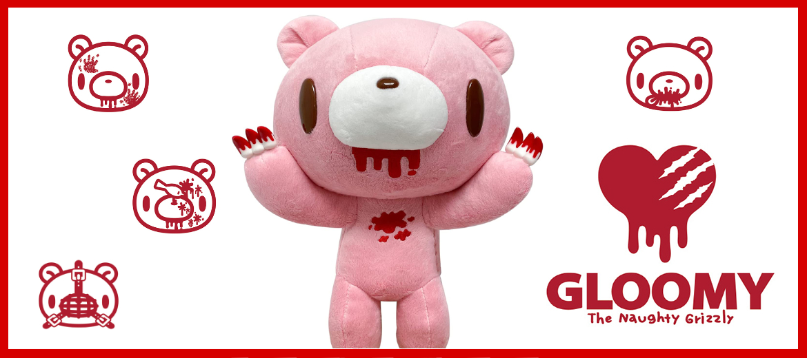 Gloomy The Naughty Grizzly | Hanyo Usagi - Eating | 8 Sitting Plush