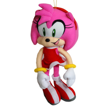 New Amy Rose SONIC THE HEDGEHOG 9 inch Plush (Great Eastern) 699858526352