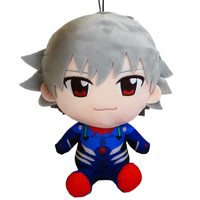 Evangelion New Movie Kaworu Nagisa Plugsuit Sitting 7" Plush