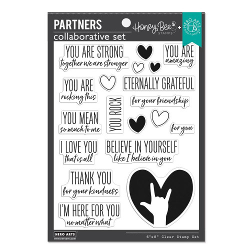You Are Amazing Partner Stamp Set - Hero Arts & Honey Bee Stamps