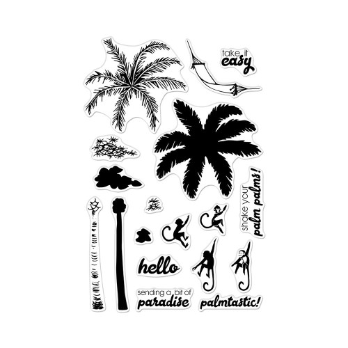 Color Layering Palm Tree - Hero Arts