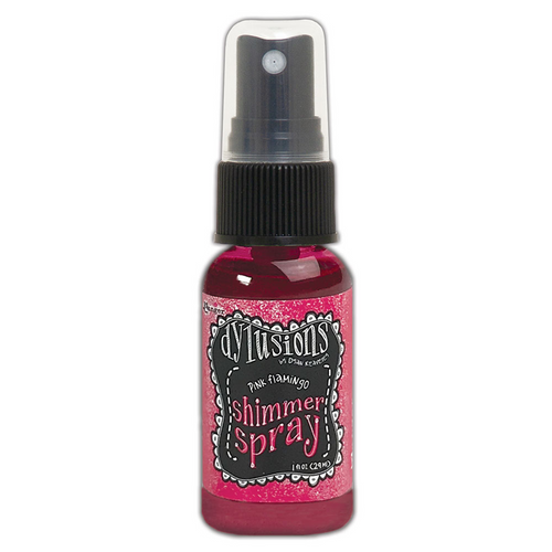 Dylusions Shimmer Spray Pink Flamingo, 1oz
