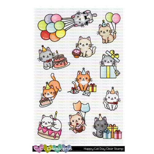 Happy Cat Day Stamp Set