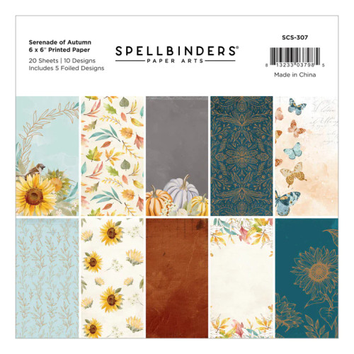 Serenade of Autumn 6x6" Paper Pad from the Serenade of Autumn Collection