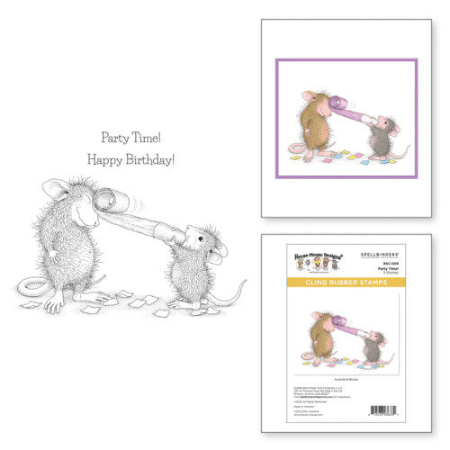 Party Time! Cling Rubber Stamp Set from the House Mouse Everyday Collection