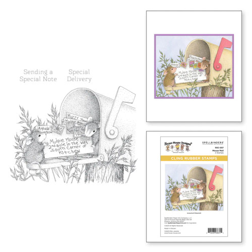 Mouse Mail Rubber Stamp Set from the House Mouse Everyday Collection