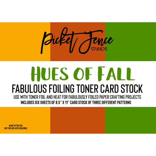 Fabulous Foiling Toner Card Stock - Hues of Fall