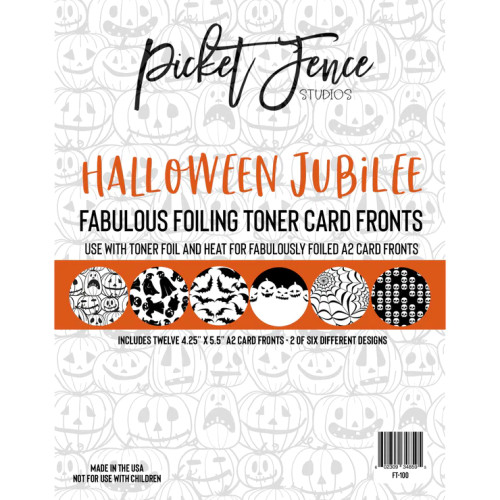 Fabulous Foiling Toner Card Fronts - Halloween Jubilee