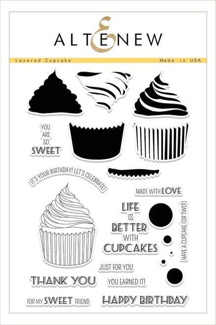 Layered Cupcake Stamp Set by Altenew