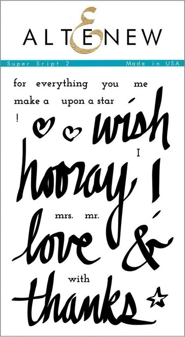 Super Script 2 Stamp Set by Altenew