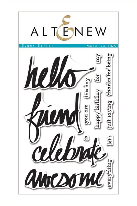 Super Script Stamp Set by Altenew