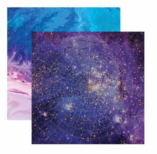 Stargazer 12x12 Double Sided Foil Paper by Paper House Productions