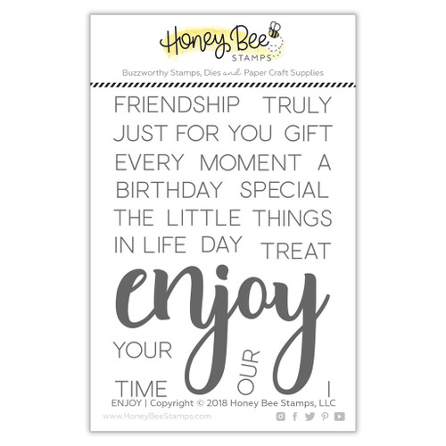 Enjoy Stamp Set by Honey Bee Stamps