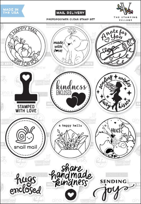 Mail Delivery Stamp Set - The Stamping Village
