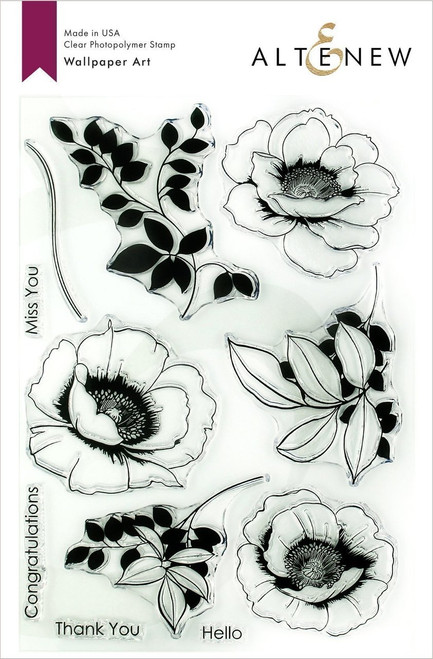 Wallpaper Art Stamp Set by Altenew