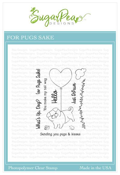 For Pugs Sake 3x4 Stamp Set by Sugar Pea Designs