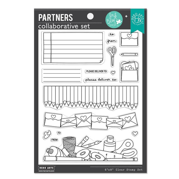 Please Deliver Partner Stamp Set - Hero Arts & Ink Blot Shop