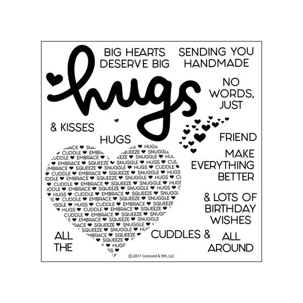 Cuddles & Hugs Stamp by Concord & 9th