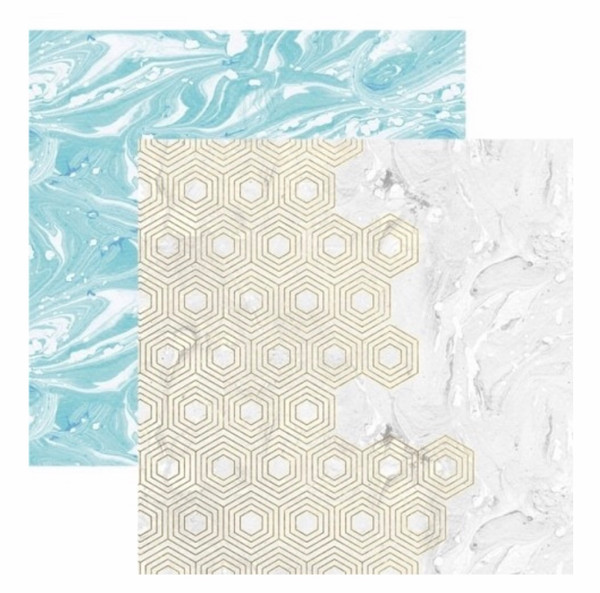 Time to Shine 12x12 Double Sided Foil Paper by Paper House Productions