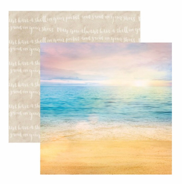 Paradise Beach 12x12 Double Sided Paper by Paper House Productions