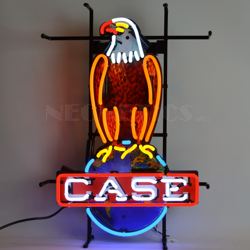 Case Eagle International Harvester Neon Sign Mancavemall Mancave Man Cave