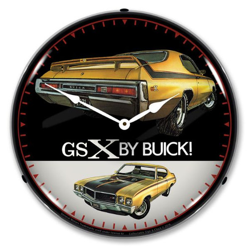 1970 Buick GSX  Bright LED Clock wb man cave mall mancavemall.com