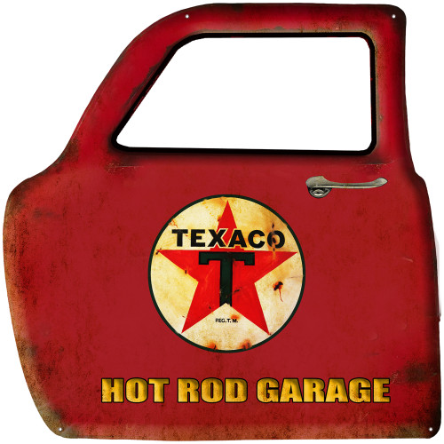 Texaco Hot Rod Garage Truck Car Door Heavy Steel Sign Large 23" x 23" 19" x 19"