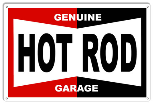 Genuine Hot Rod Garage Metal Sign 3 Sizes Available 1218 1624 1830 Pinup Metal Sign  Man Cave Mall mancavemall.com