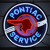 Pontiac Service Neon Sign Mancave Man Cave Mall mancavemall.com