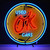 OK Used Cars GM Round Neon Sign Man Cave Mall Mancave Mall mancavemall.com