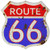Route 66 Shield Highway Steel Sign Rt 66 Road Red White Blue Rust Style 1515 Man Cave Mall mancavemall