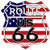 Route 66 Shield Highway Steel Sign Rt 66 Road Red White Blue Stars US Flag USA New 1515 Man Cave Mall mancavemall.com