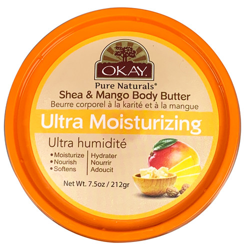 OKAY Shea and Mango Ultra Moisturizing Body Butter 7.5oz /212 gr