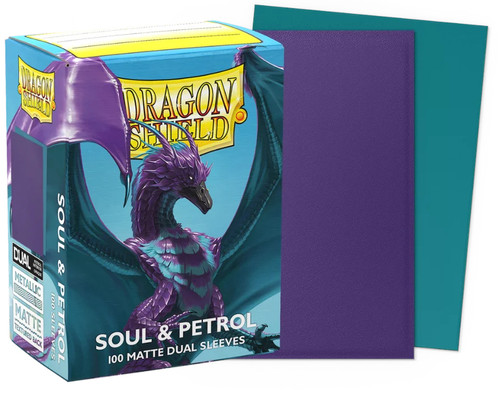 Dragon Shield Card Sleeves - Soul & Petrol (Matte Dual)