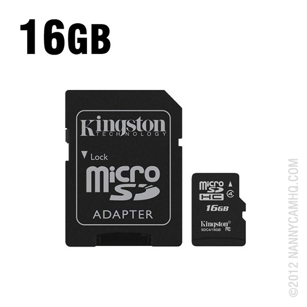 16GB Micro SD Card with SD Card Adapter