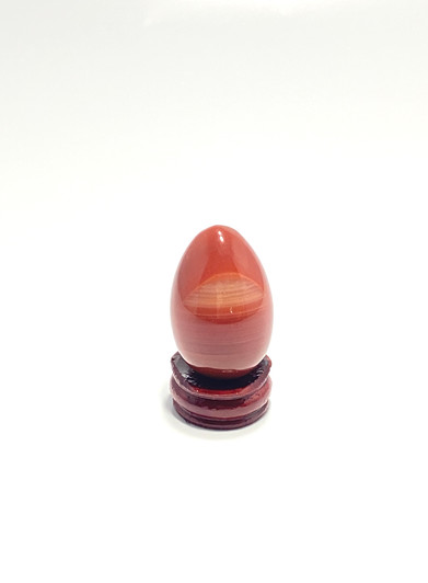 Carnelian Crystal Yoni Egg-GIA Certified