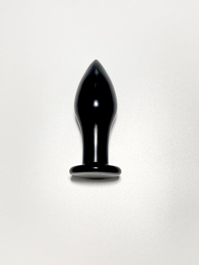 Black Orchid Anal Plug-GIA Certified
