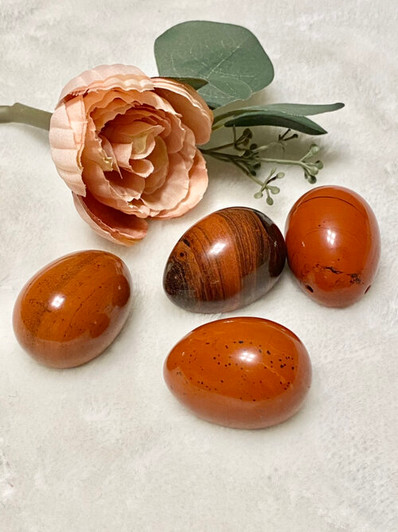 Red Jasper Yoni Egg-GIA Certified