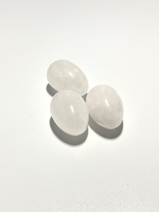 Clear Quartz Yoni Egg-GIA Certified