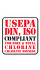 USEPA DIN, ISO compliance logo