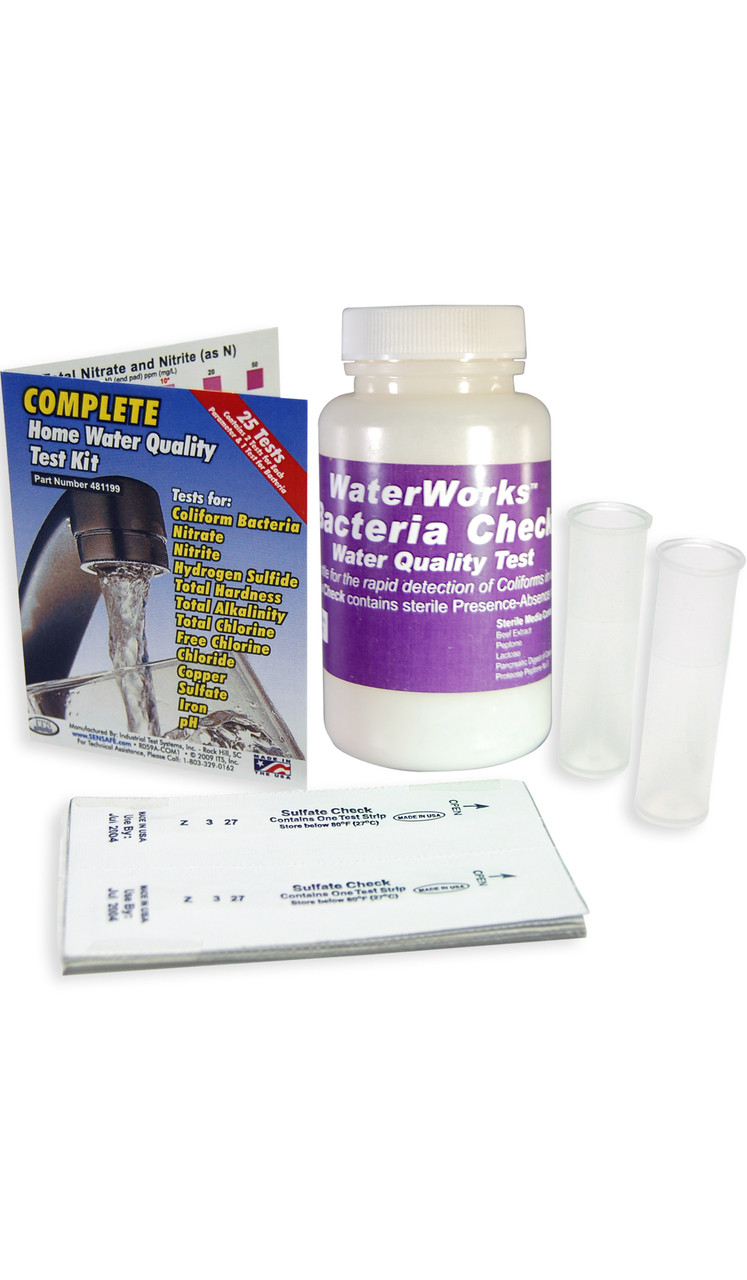 ITS COMPLETE Home Water Quality Test Kit Visual Test Strips